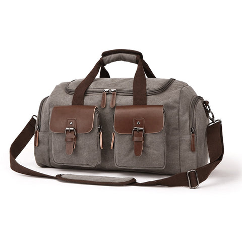 European and American style Travel Bag Canvas Handbag travel luggage bag men's bag one shoulder